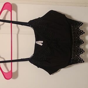 Black Crop Top